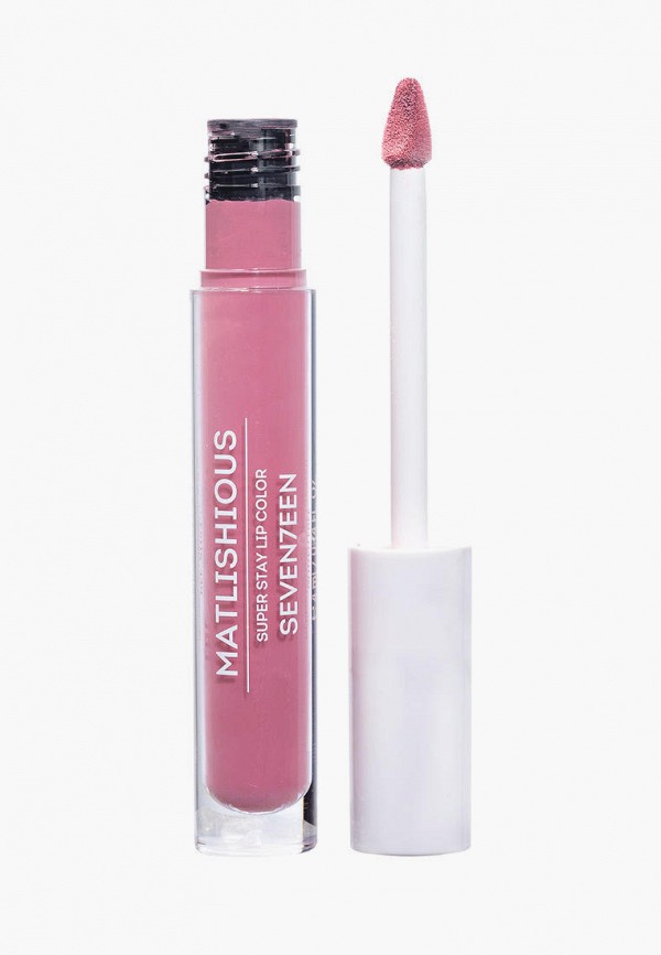 

Помада Seventeen, Розовый, матовая жидкая MATLISHIOUS SUPER STAY LIP COLOR т.07 ягодный мусс, 4 мл