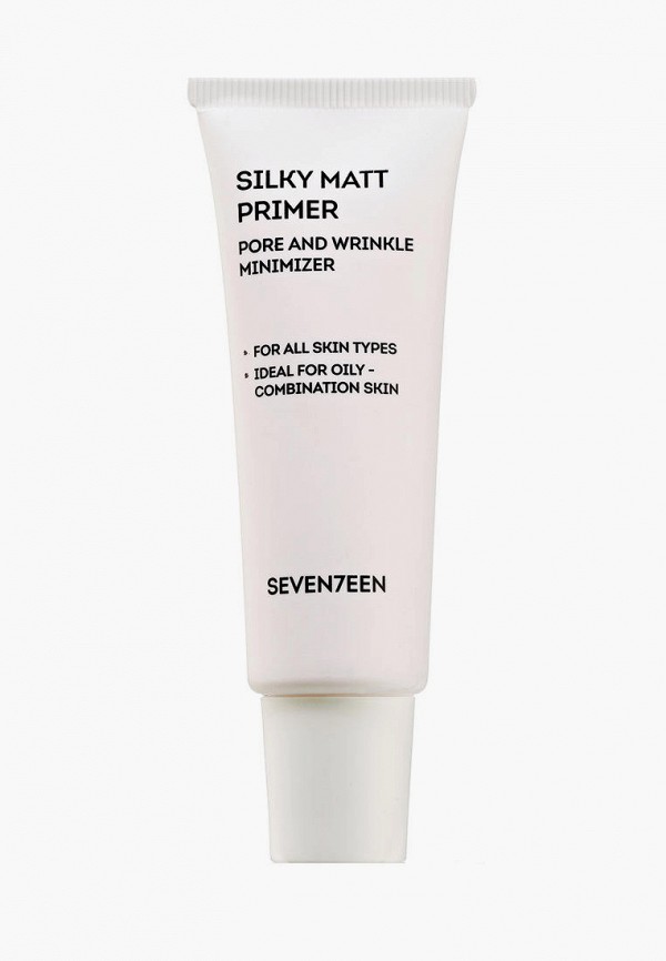 

Праймер для лица Seventeen, Белый, с матирующим эффектом SILKY MATT PRIMER 30 мл