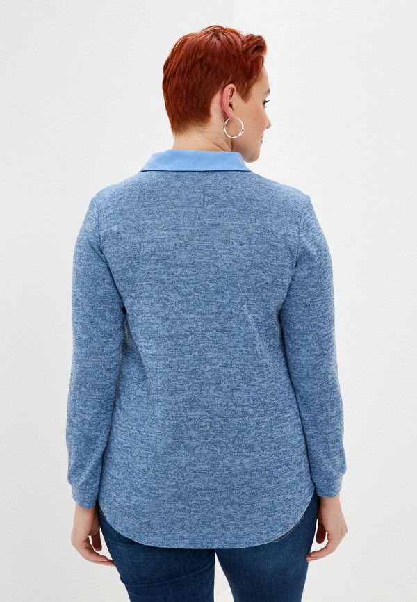 Пуловер Lamiavita цвет голубой  Фото 3