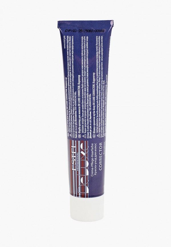 

Краска для волос Estel, Белый, DE LUXE CORRECTORESTEL PROFESSIONAL 0/00A аммиачный 60 мл