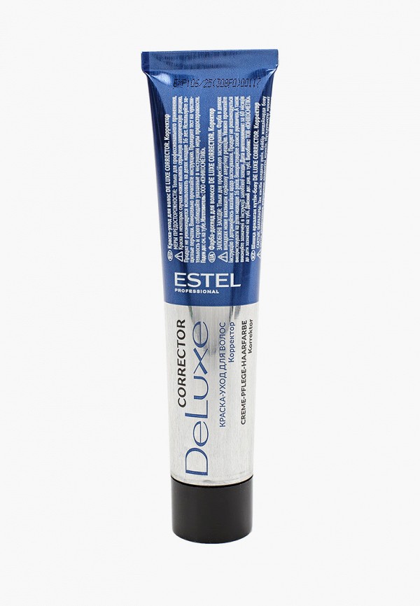 

Краска для волос Estel, Синий, DE LUXE CORRECTOR корректор ESTEL PROFESSIONAL, 0/11 синий, 60 мл