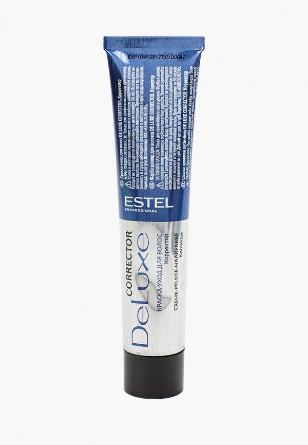 

Краска для волос Estel, Красный, DE LUXE CORRECTOR для окрашивания волос 0/55 красный, 60 мл