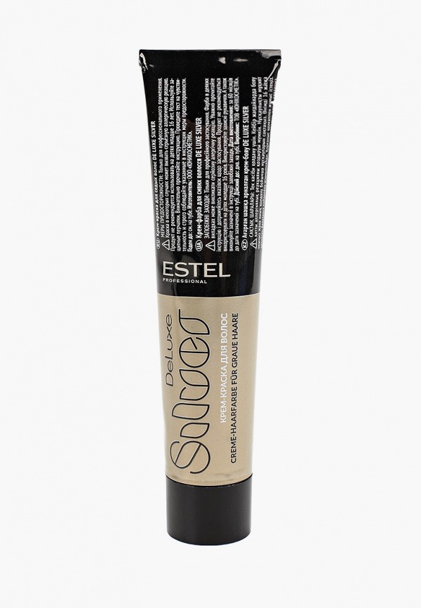 

Краска для волос Estel, Черный, DE LUXE SILVER ESTEL PROFESSIONAL 4/0 шатен 60 мл