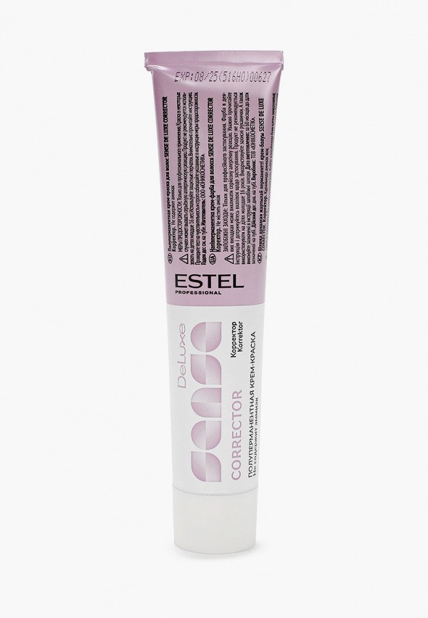

Краска для волос Estel, Красный, SENSE DE LUXE CORRECTOR, 0/55 красный, 60 мл