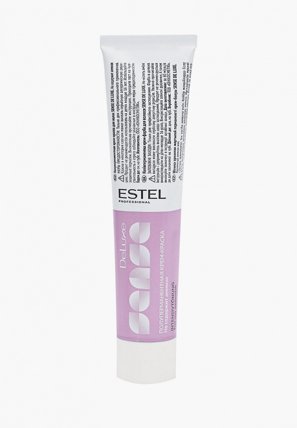 

Краска для волос Estel, Коричневый, SENSE DE LUXE для окрашивания волос ESTEL PROFESSIONAL 4/65 шатен фиолетово-красный, 60 мл