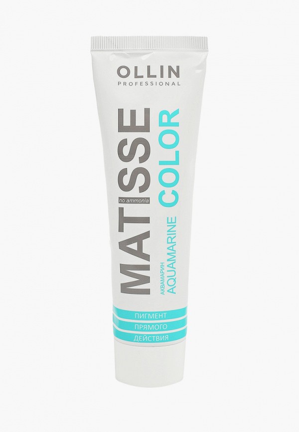 

Краска для волос Ollin, Голубой, Пигмент MATISSE COLOR прямого действия OLLIN PROFESSIONAL аквамарин, 100 мл