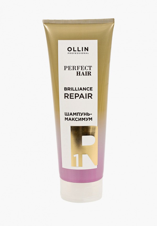 

Шампунь Ollin, Прозрачный, Шампунь-максимум PERFECT HAIR для восстановления волос, OLLIN PROFESSIONAL brilliance repair step 1, 250 мл