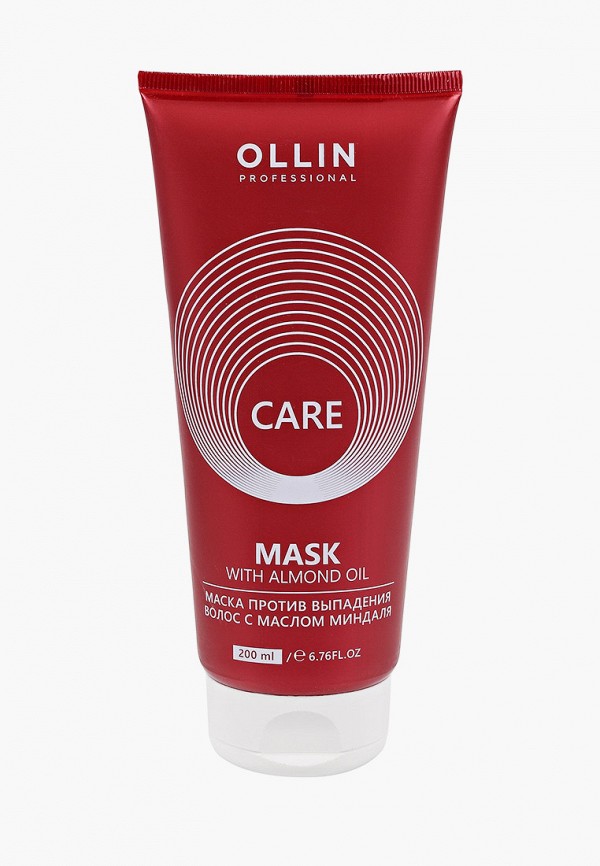 Маска для волос Ollin CARE против выпадения волос OLLIN PROFESSIONAL с маслом миндаля, 200 мл ollin care шампунь для против выпадения волос с маслом миндаля 1000мл и маска 500мл