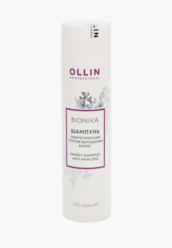 

Шампунь Ollin, Прозрачный, BIONIKA против выпадения волос, OLLIN PROFESSIONAL энергетический, 250 мл