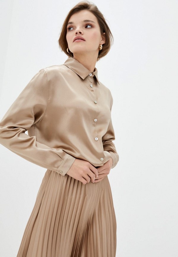 

Блуза Kristina Méndez Couture, Бежевый, Kristina Méndez Couture MP002XW02X4G