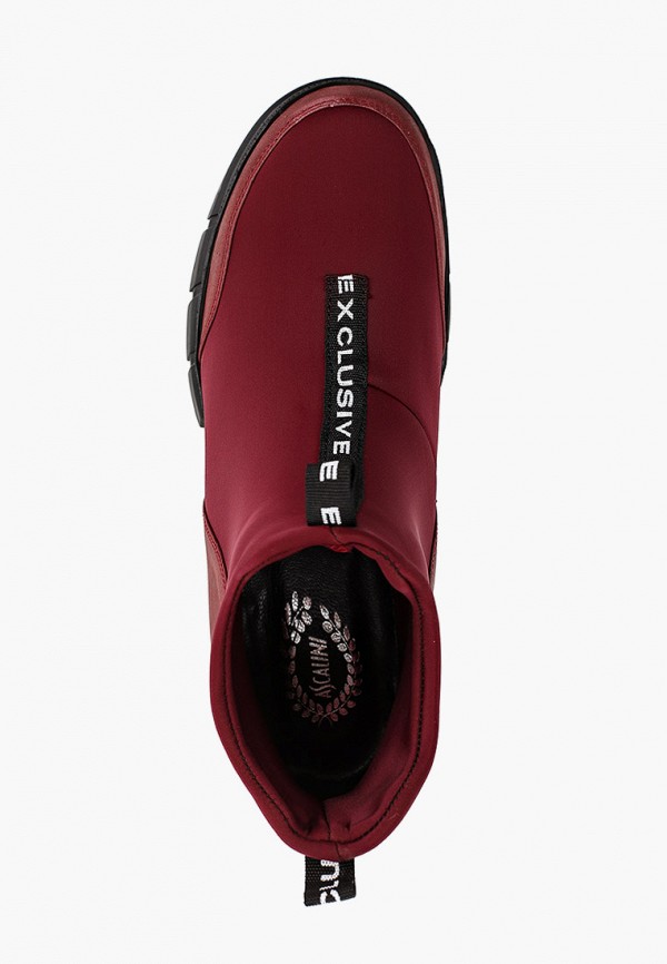 Ботинки Ascalini цвет бордовый  Фото 4