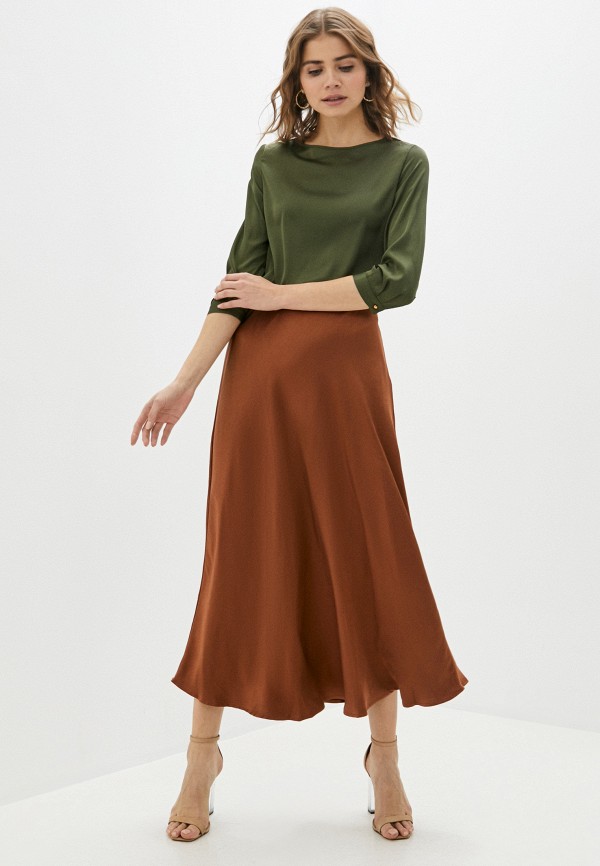 Блуза La selva хаки, размер 50, фото 2