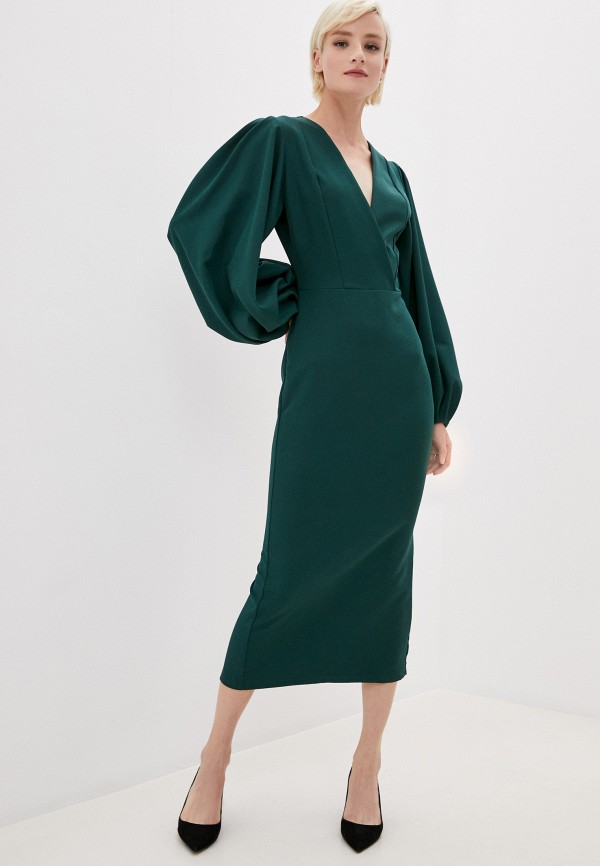 Платье Lipinskaya-Brand цвет зеленый 