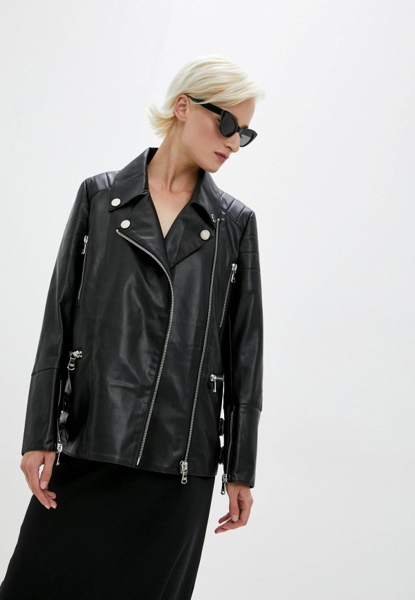 

Куртка кожаная Patrizia Pepe, Черный, Patrizia Pepe MP002XW030RY