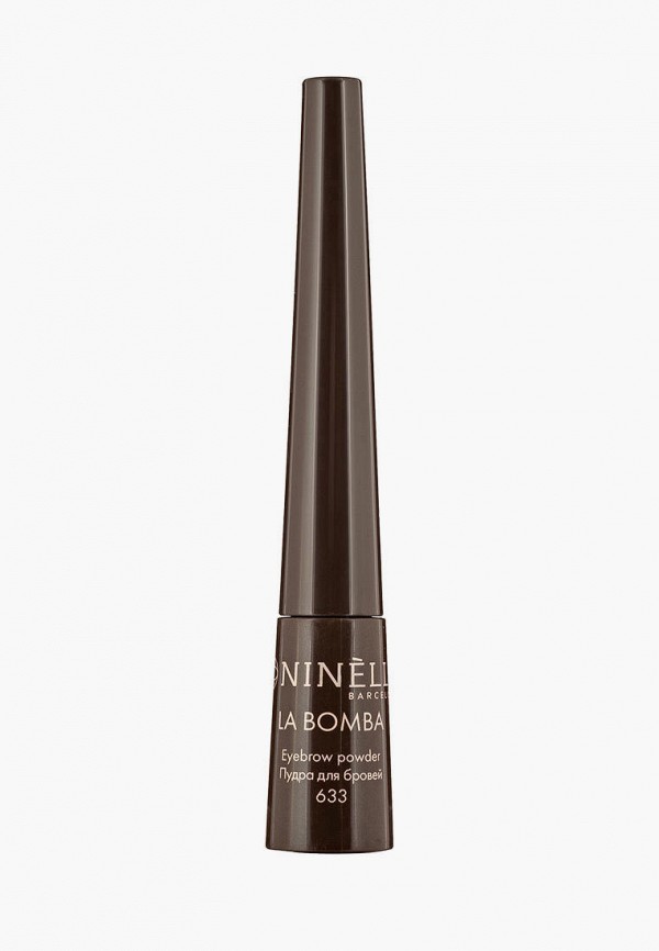 

Тени для бровей Ninelle, Коричневый, LA BOMBA №633 темно-коричневый, 0.7 г