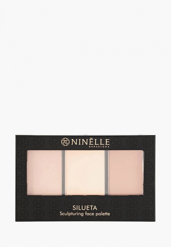 

Палетка для лица Ninelle, Бежевый, для скульптурирования SILUETA №502 холодный бежевый, 12 г