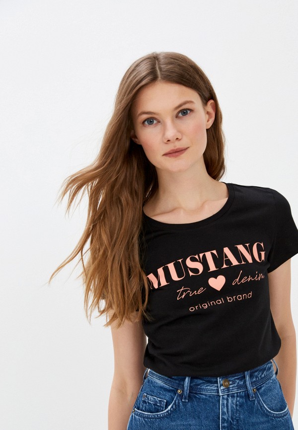 

Футболка Mustang, Черный, Alexia C Print