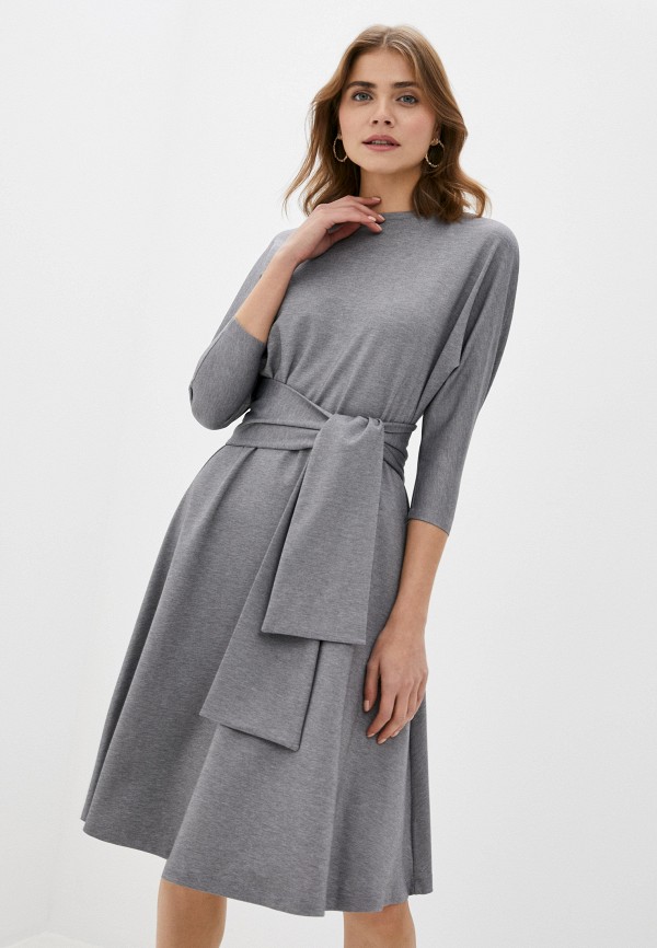 Платье Анна Голицына цвет серый 