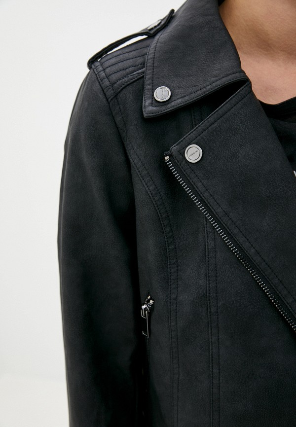 Куртка кожаная Top Secret цвет черный  Фото 5