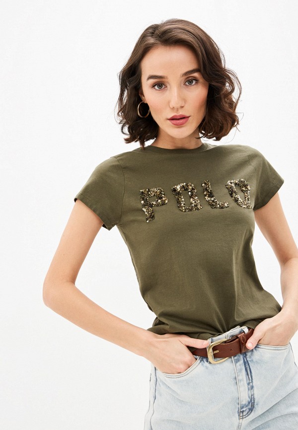 

Футболка Polo Ralph Lauren, Зеленый, Polo Ralph Lauren MP002XW036BS