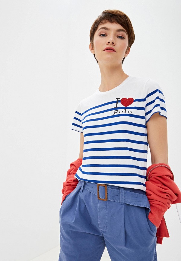

Футболка Polo Ralph Lauren, Белый, Polo Ralph Lauren MP002XW036BW