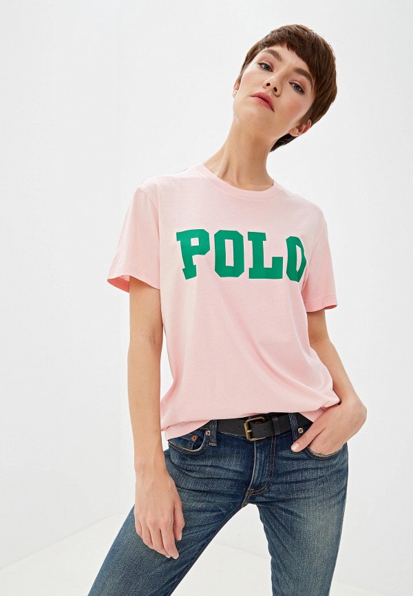 

Футболка Polo Ralph Lauren, Розовый, Polo Ralph Lauren MP002XW036C1