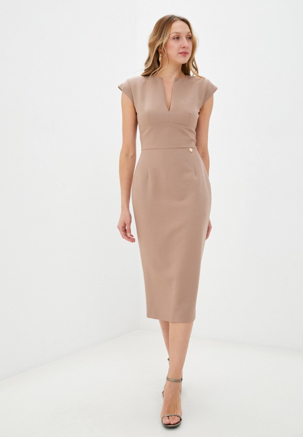 

Платье Rich & Naked, Бежевый, Anna Midi Dress