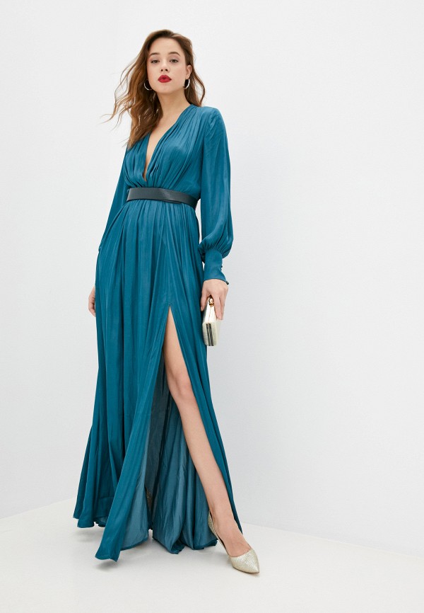 

Платье Rich & Naked, Бирюзовый, Chloe Maxi Sleeve Dress