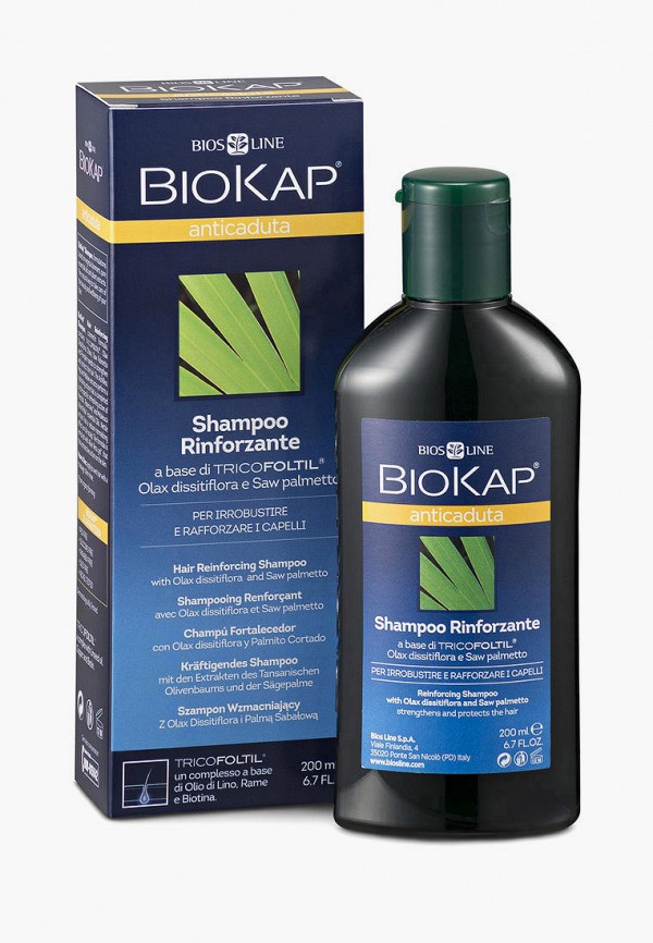 

Шампунь Biokap, Синий, от выпадения, 200 мл
