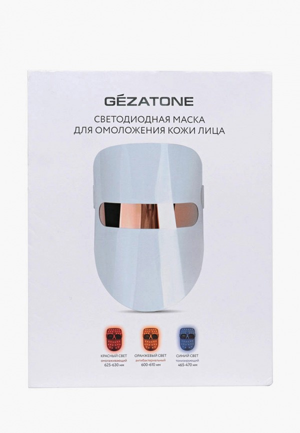 

Массажер для лица Gezatone, Белый, m1020 LED маска