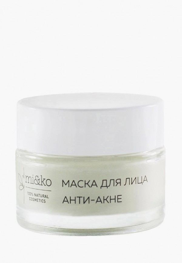 

Маска для лица Mi&Ko, Зеленый, Анти-акне COSMOS ORGANIC, 50 мл