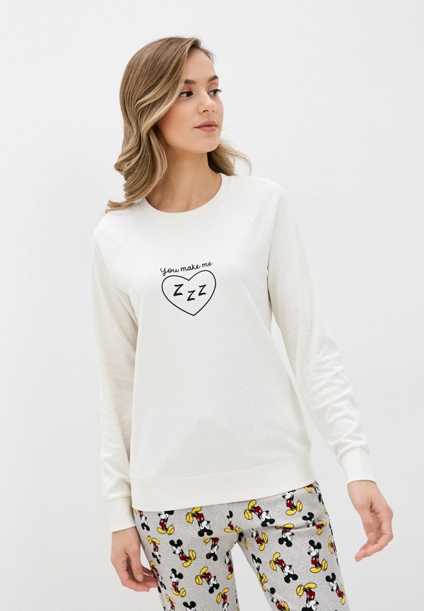 

Лонгслив домашний Tezenis, Белый
