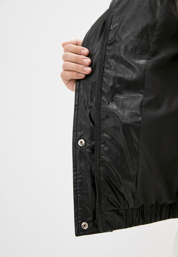 Куртка кожаная Fadjo цвет черный  Фото 4