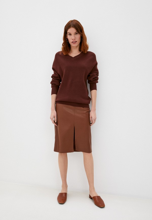 Пуловер Vittoria Vicci цвет коричневый  Фото 2