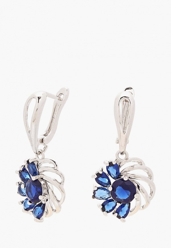 

Серьги Shine&Beauty, Разноцветный, с покрытием серебром 925 пробы