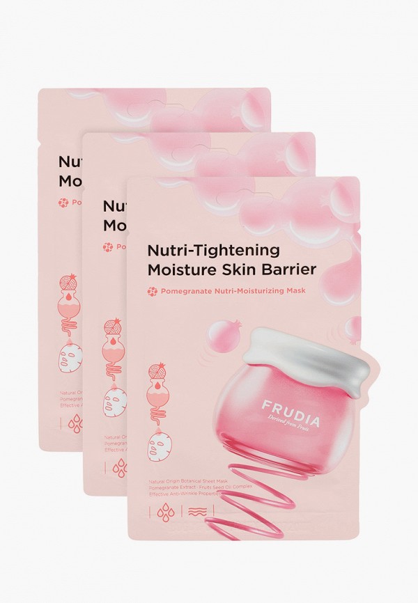 

Комплект Frudia, Розовый, масок питательных с гранатом Pomegranate Nutri-Moisturizing Mask, 20 мл*3шт