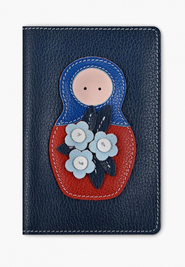

Обложка для паспорта Woodsurf, Синий, MATRYOSHKA