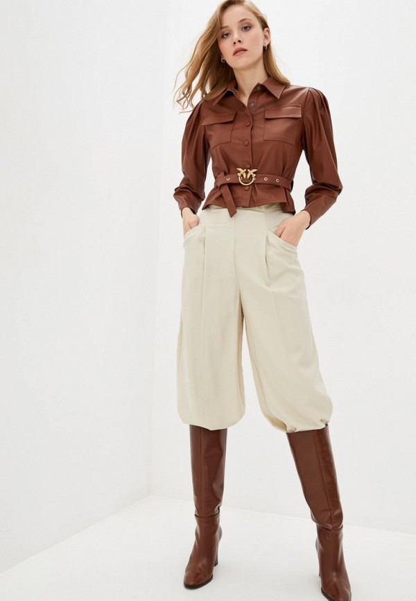 

Блуза Pinko, Коричневый, Pinko MP002XW03DCK
