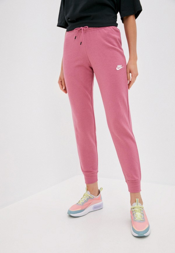 

Брюки спортивные Nike, Розовый, W NSW ESSNTL PANT TIGHT FLC MR