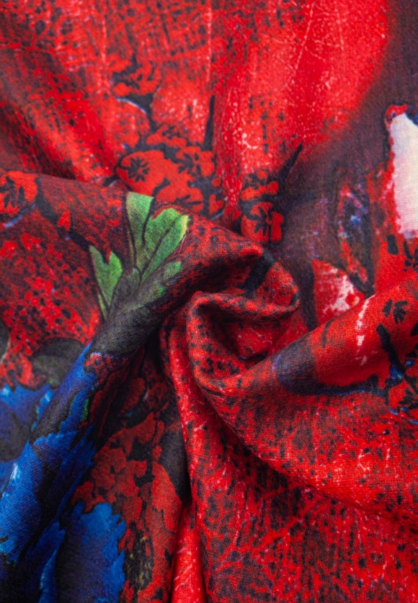 Палантин Vittorio Richi цвет бордовый  Фото 3