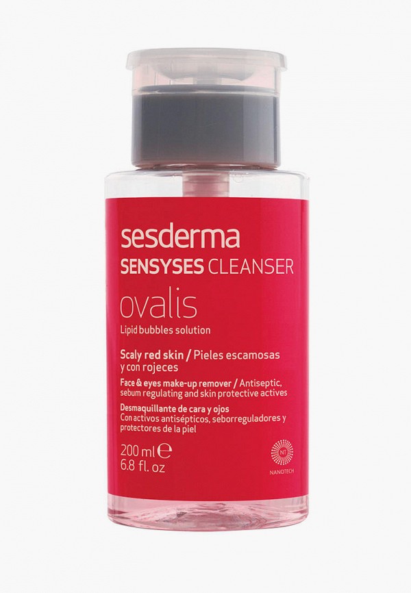 

Лосьон для лица Sesderma, Красный, липосомальное средство для снятия макияжа для кожи, склонной к покраснению и шелушению SENSYSES Ovalis, 200 мл