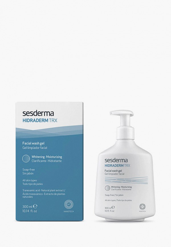 Гель для умывания Sesderma очищающий увлажняющий HIDRADERM TRX, 300 мл sesderma набор для ежедневного ухода гель очищающий увлажняющий 300 мл тоник увлажняющий 200 мл sesderma hidraderm trx