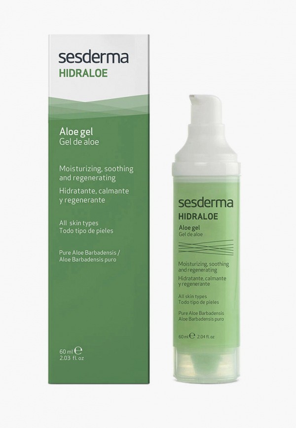 

Гель для лица Sesderma, Зеленый, алоэ-гель HIDRALOE, 60 мл
