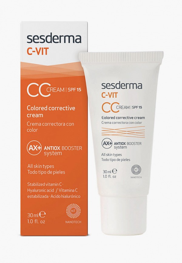 

CC-Крем Sesderma, Белый, корректирующий тон кожи C-VIT, 30 мл
