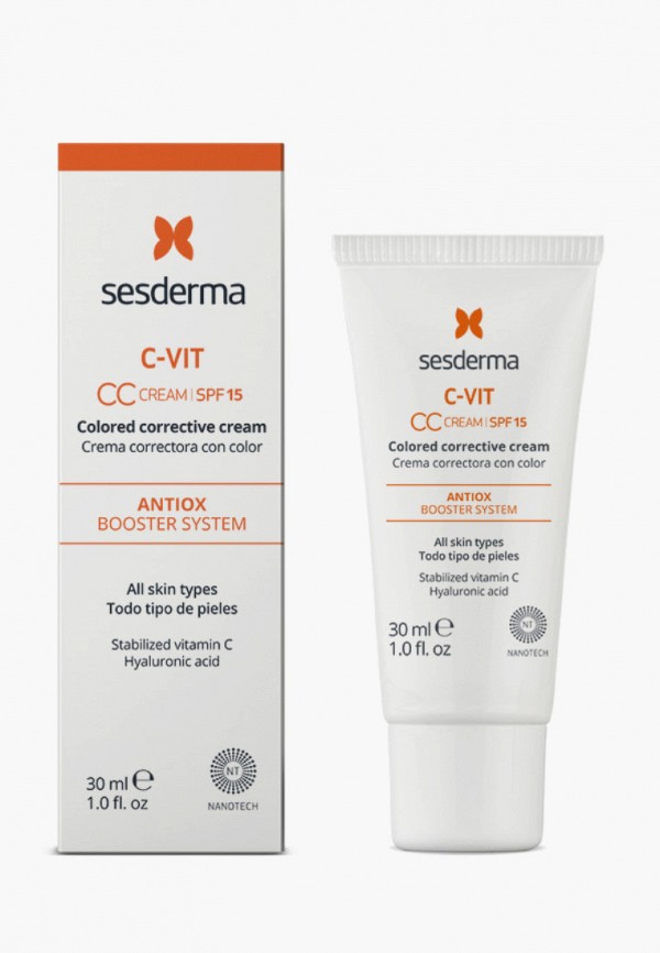 

CC-Крем Sesderma, Белый, корректирующий тон кожи C-VIT, 30 мл