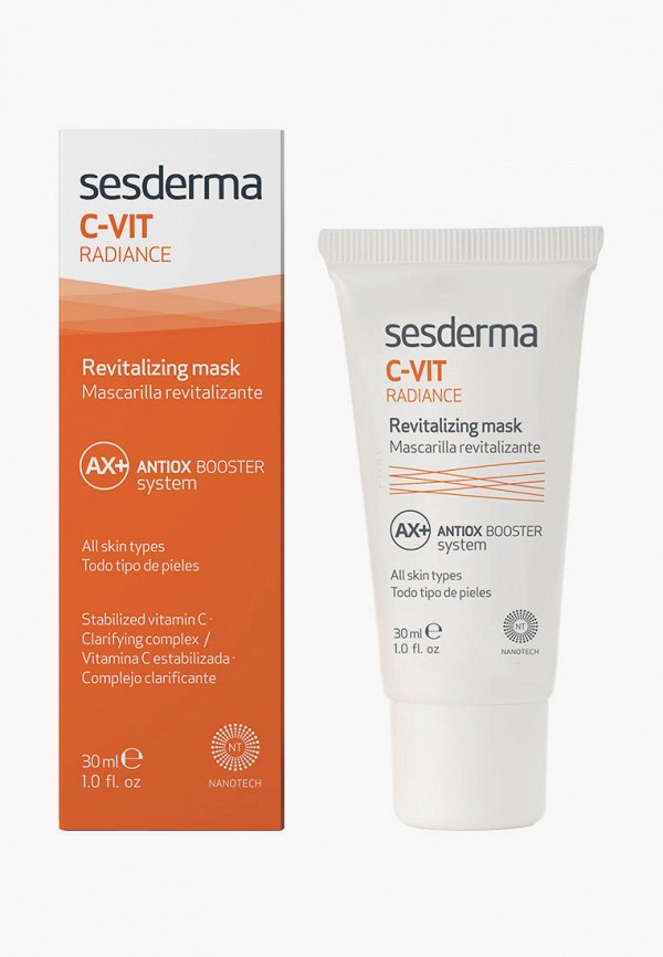 

Маска для лица Sesderma, Белый, ревитализирующая C-VIT, 30 мл