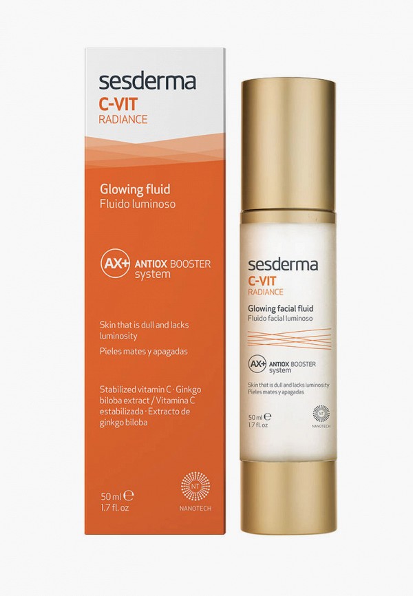 

Флюид для лица Sesderma, Белый, для сияния кожи C-VIT, 50 мл