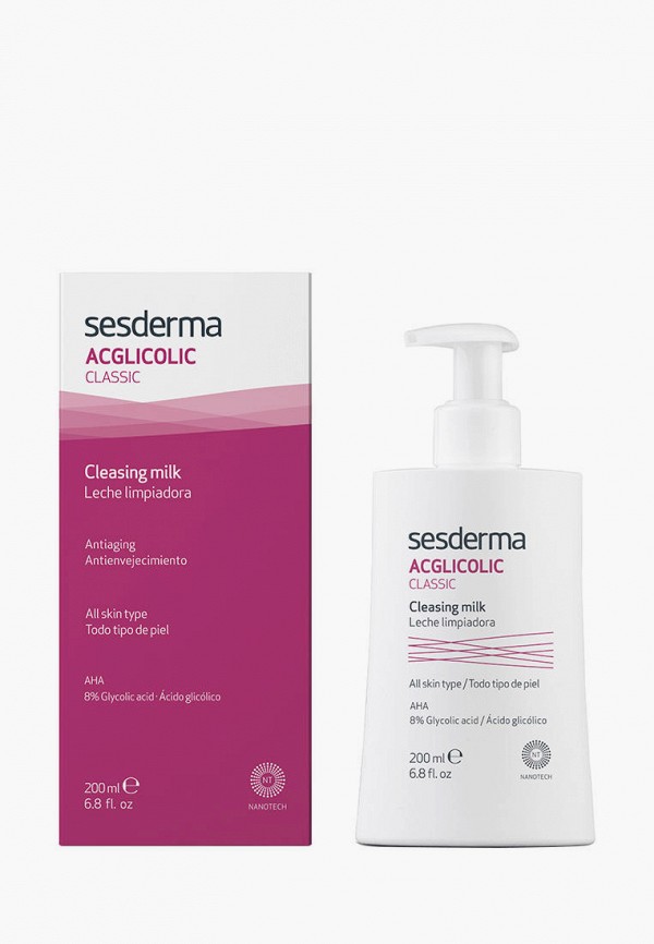 

Молочко для лица Sesderma, Белый, очищающее ACGLICOLIC Classic, 200 мл