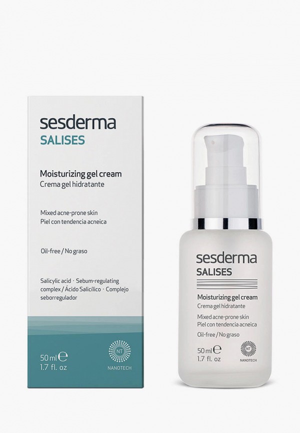 

Крем для лица Sesderma, Белый, -гель увлажняющий SALISES, 50 мл