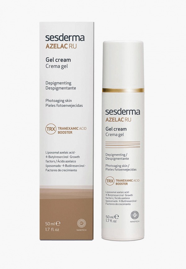 

Крем для лица Sesderma, Белый, -гель депигментирующий AZELAC RU, 50 мл